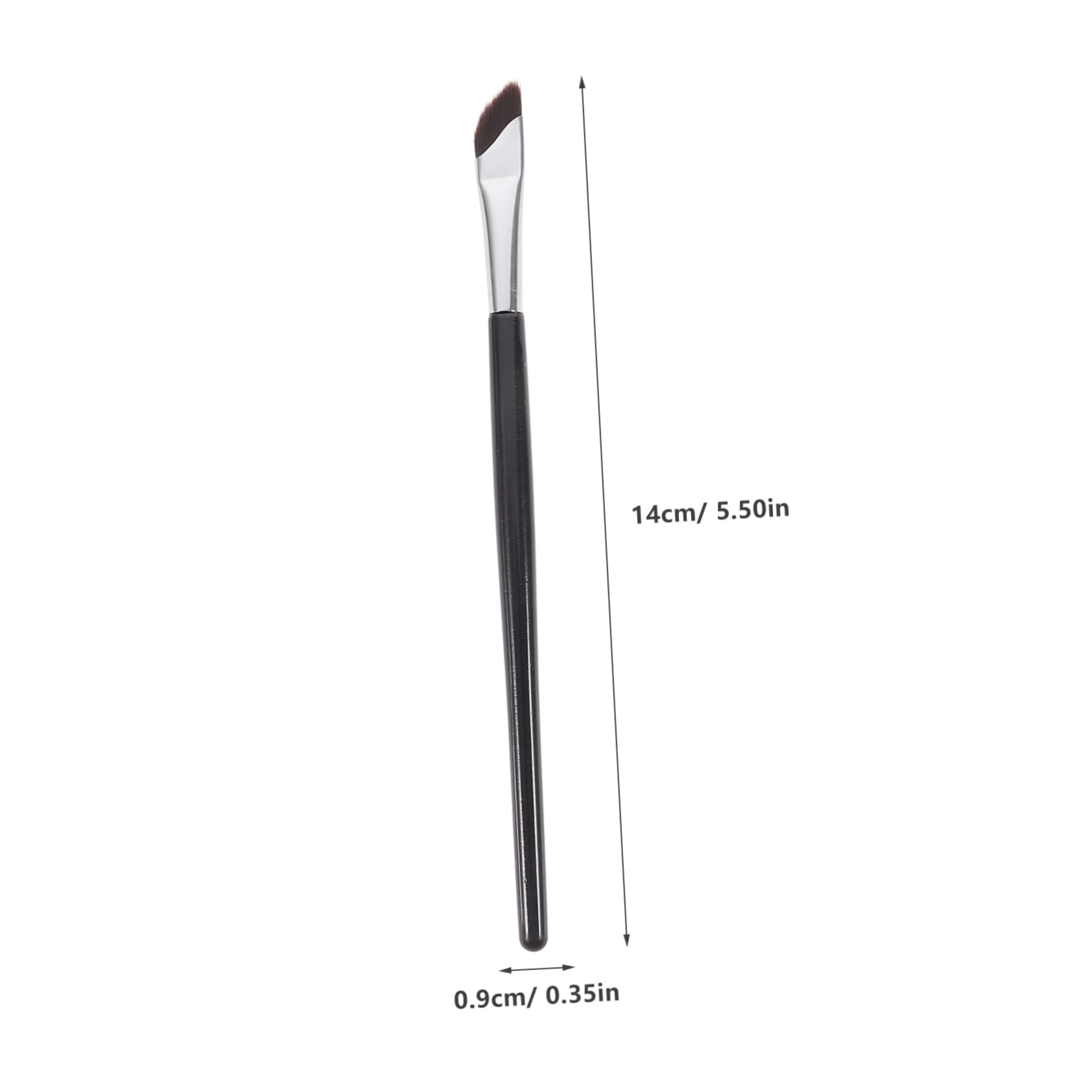 PACKOVE 3Pcs Angled Eyeliner Brush Set for Professional Eye Makeup Precision Application for Eyeliner and Eyebrow Concealer Lightweight and Portable Brushes for Beginners and Artists