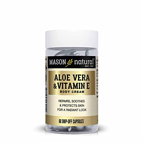 Mason Natural Aloe Vera & Vitamin E Hydration Skin Therapy Snipp-Off Capsules, 60 Count #TOP20