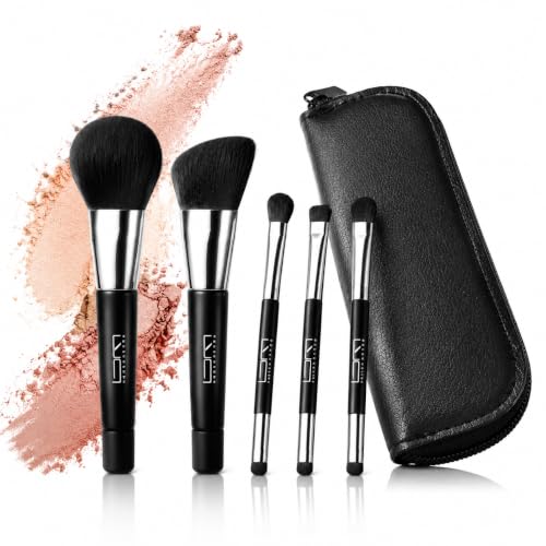 5-Piece Double-Ended Travel Brush Set