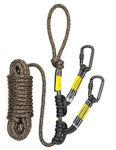 SENFU Hunting Safety Rope 30ft Two Prusik Knots and