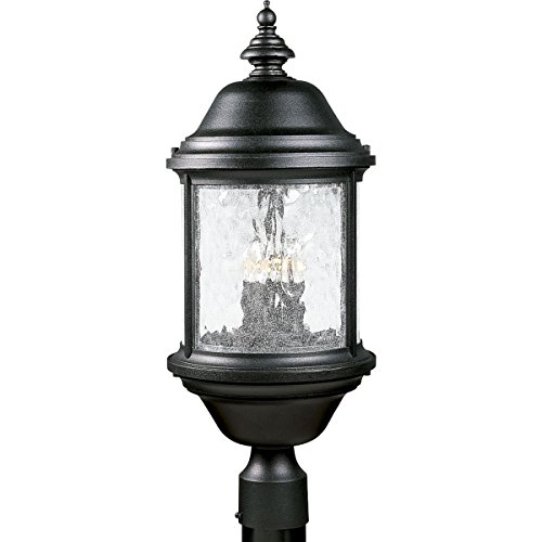 Progress Lighting P5450-31 3-Light Ashmore Post Lantern, Textured Black