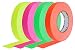 4 Pack 1 Inch Blacklight Reactive Fluorescent Gaffer Tape (50 Yards Per Roll)