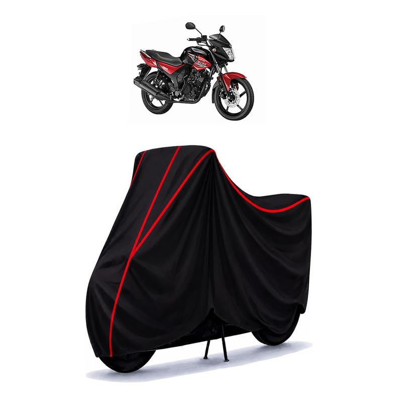 Image of SZ-RR V2.0 Water Resistant Bike Cover for All Motorcycles & Rain | Heavy Duty Taffeta Fabric | UV Protection, Dustproof, Scratchproof | All Weather Two Wheeler Body Cover with Elastic Bottom