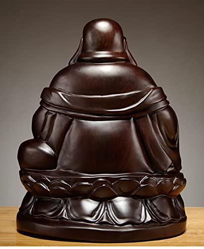 Amazon｜開運七福神 木彫り 仏像 黒檀彫刻座って高級天然