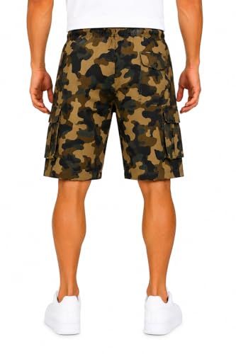Image of Romano nx Men's 100% Cotton Cargo Shorts with 5 Pocket Style, 3 Years Warranty