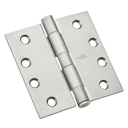 Charnière de précision National Hardware N236-128 4 pouces en chrome satiné - 2