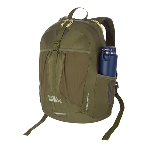 Image of Eddie Bauer Stowaway Packable Backpack | Travel | Outdoor | Lightweight | Foldable | Durable | Ripstop Polyester | 30L - Irish Green