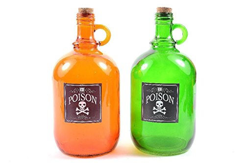 Bottiglia di veleno - in vetro GRANDE - vari