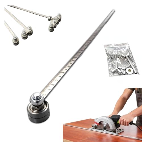 ���m�ȑ���ƊȒP�Ȗ؍ސؒf�̂��߂̈ʒu���߃L�����p�[�A���[���[�t���̒����\�ȃX�e�����X�|�̐����ؒf�K�C�h �ۋ��p�̃O�b�h�n���h(Single bearing,50cm/20in)