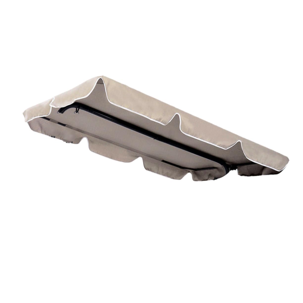 Toldo para columpio de jardín exterior tela Oxford impermeable color beige