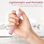 Nose Hair Trimmer, Professional Painless Battery-Operated Ear and Nose Trimmer Clipper for Man Woman, Portable Pen…
