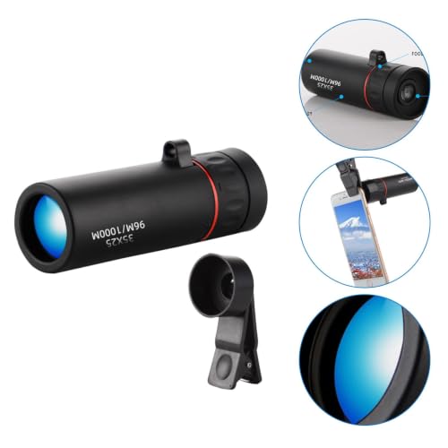 Mini Binoculars, 3x1 Inch 0.2 LB Waterproof Phone Holder High Power Compact Light Binoculars for Adults,Portable Pocket Small Telescope for Bird Watching Hunting Camping Concerts Travel，Black - image 5