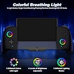 Gammeefy Switch Controllers Compatible with Nintendo Switch/Switch OLED, One-Piece Joypad Controller Replacement for Switch Pro Controller with 9 Lights Color, Turbo, Macro, KeyLinker APP - Image 3