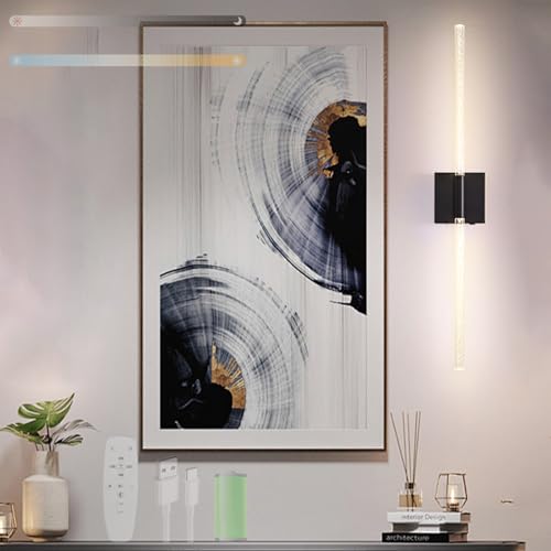 Apliques de pared modernos de 80cm con iluminación regulable de alta gama