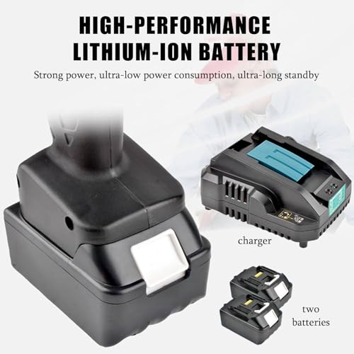 Cortador de cables eléctrico hidráulico inalámbrico con 2 baterías y cargador, herramienta de corte profesional alimentada por pilas para cables de aluminio y cobre