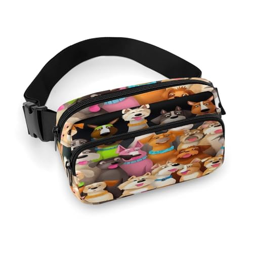 Sac banane pour chiens léger avec sangle réglable pour le voyage