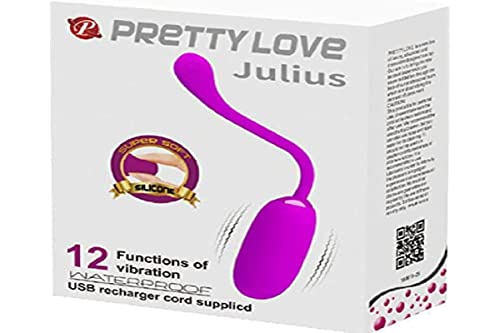 Oeuf vibrant Pretty Love Julius avec vibrations stimulantes pour adulte