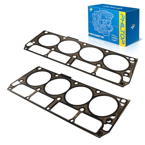 Image of PHILTOP 26190PT MLS Head Gasket Fit for Chevrolet Silverado 1500 Tahoe Suburban 1500 Avalanche Express Corvette, GMC Sierra 1500 Yukon XL 1500 Savana, for 5.3L 4.8L 5.7L Engine Cylinder Head Gasket