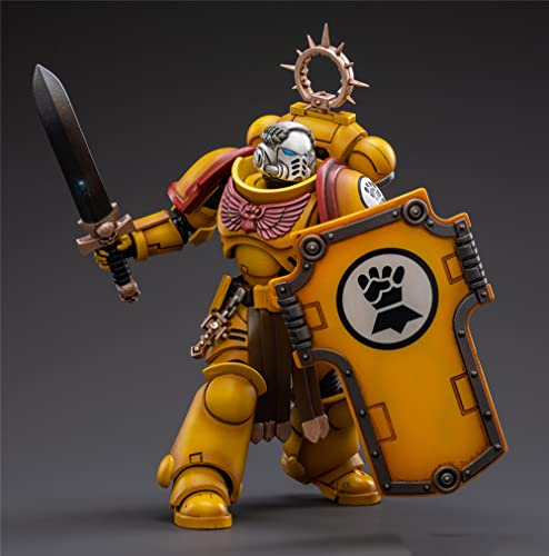 Hiplay Joytoy × Warhammer 40K Officially Licensed 1/18 Scale Science-Fiction Action Figures Full Set Series -Imperial Fists Veteran Brother Thracius #TOP28