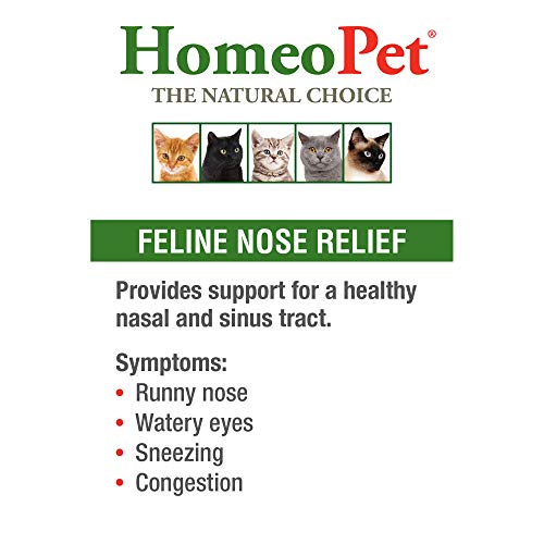 HomeoPet Feline Nose Relief Natural Pet Medicine, Nasal and Sinus-Tract Support for Cats of All Ages, 15 Milliliters - Image 3