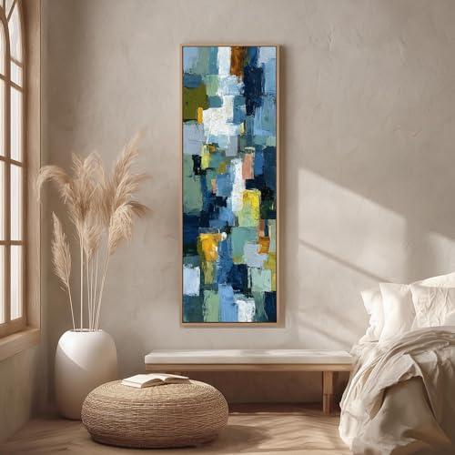 Toile verticale géométrique pour décorer un couloir moderne - 2