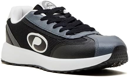 Campus Men's ASEND BLK/WHT Sneakers - 8UK/India 1 Pair