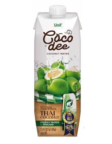 Coco Dee Natural Coconut Water 1 Litre (Pack of 12)