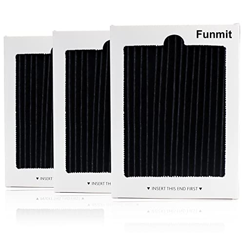 Funmit Refrigerator Air Filter Replacement Compatible with Frigidaire PAULTRA Pure Air Ultra and Electrolux EAFCBF Fridge Replace 242061001, 242047801, 242047804-3 Pack
