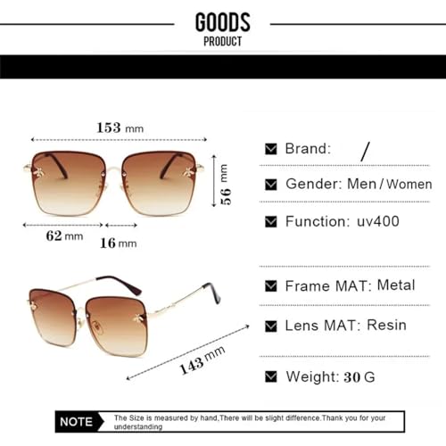 Sunglasses Woman Vintage Rimless Sun Glasses Female Gradient Shades Ladies2