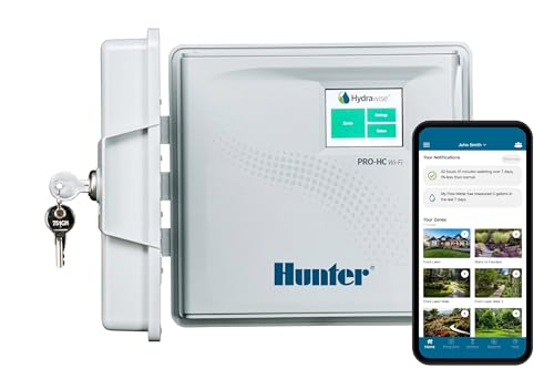 Hunter Hydrawise Pro-HC 24-Station WiFi Smart Sprinkler Controller, Outdoor Irrigation