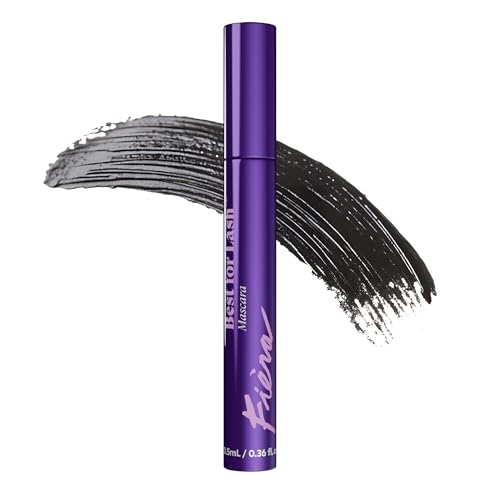 Fièra Best for Lash™ Mascara for Women Over 40 – Volumizing, Lengthening & Lifting Peptide Mascara with Vitamin B5 – Smudge-Proof, Flake-Resistant, Gentle Washable Formula, Black