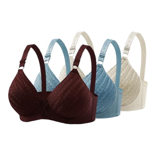 Soutien-gorge sans armature invisible confort lot de 3 brassières push up vertes