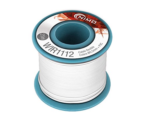 Cable Flexible 0,5MM 25M. Blanco Cover