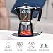 Sivaphe Stovetop Coffee Maker 150ml/3 Cups, Aluminium Moka Pot Italian Espresso Maker with Heat-Resistant Handle, Black