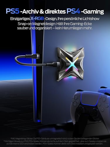 SSD Externe 1 To Solution pour Étendre l'Espace de Stockage de votre Console PS5 et PC - 3