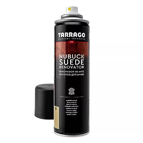 Tarrago Nubuck Suede Renovator 250 ml | Spray Impermeabilizante | Renovador para Zapatos, Bolsos, Textil, Ante y Nubuck | Waterproof - Agua y Lluvia (22) Eléctrico
