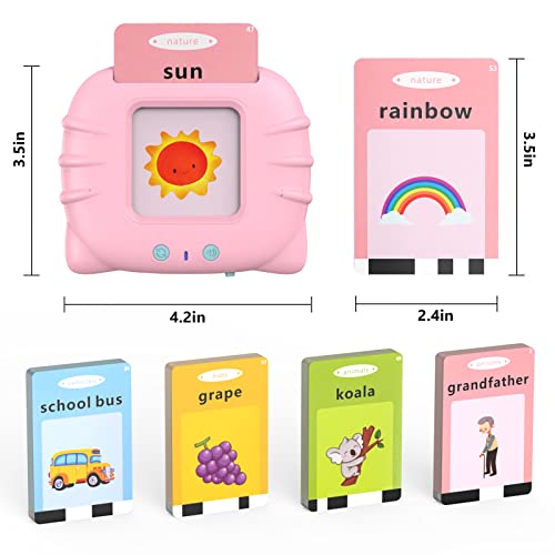 image for WANIWU Kids Toys Flash Cards Educational Toys for 2-6 Years, 112 Pcs 2