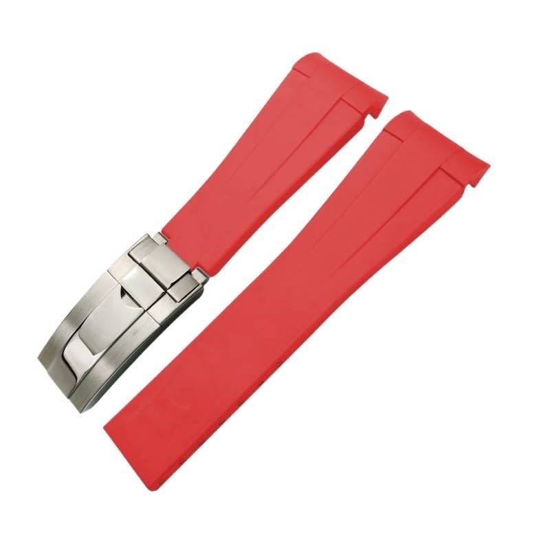 Bracelet montre en caoutchouc 20mm 21mm curve pour Submariner