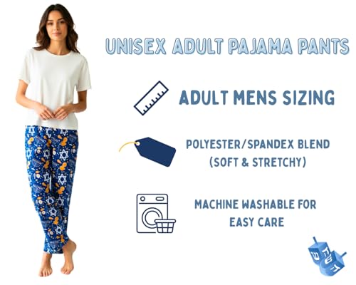 Image of Unisex Adults Holiday Themed Pajama Pants