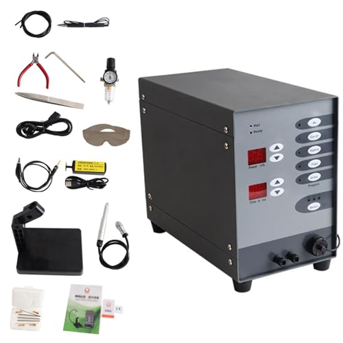 Saldatrice Laser, saldatrice Portatile per Metalli per Oro Massiccio, Alluminio, Titanio, 220 V - Kit per Saldatura Permanente di Gioielli