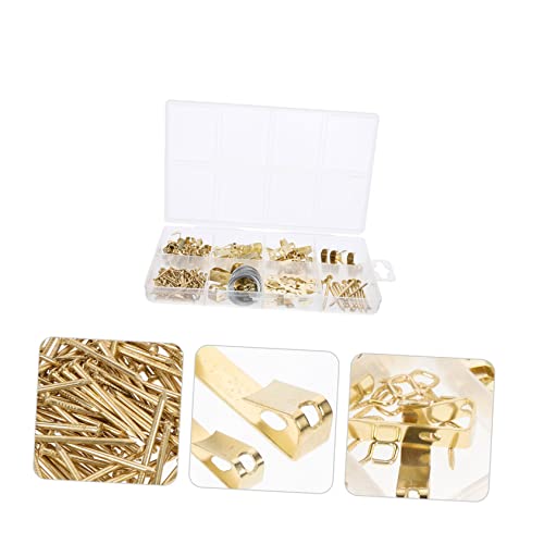Image of Picture Hanging Kit Durable Wall Hangers Picture Hooks Nails for Easy Display Home Office Strong Load Capacity