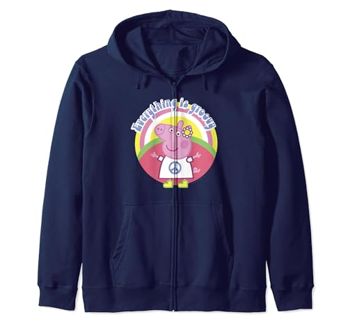 Peppa Pig sweat à capuche zippé idéal pour les journées d'école et de jeux