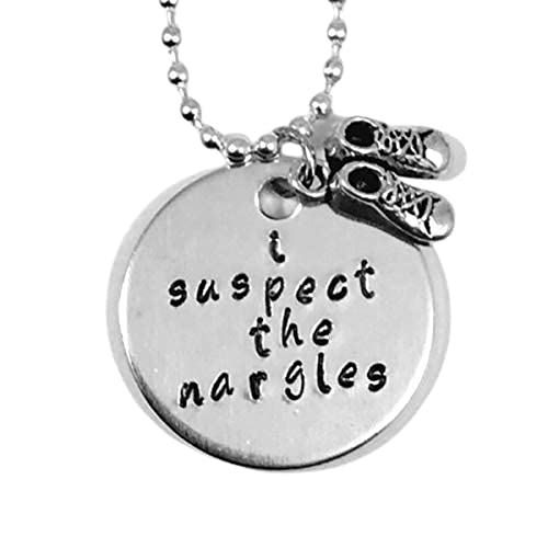 Luna Lovegood Nargles Quote Hand Stamped Harry Potter Necklace