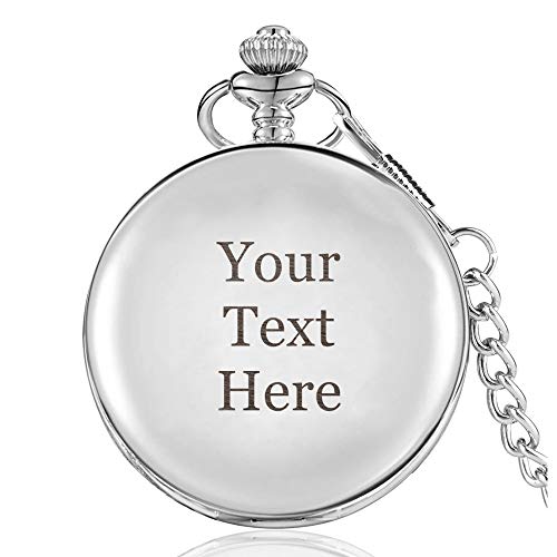 EDSG Personalised Pocket Watch | Engraved Polished Watch | C