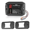 RV Propane Gas Detector, VITITE Digital RV LP Gas Alarm, Hardwired - VDC 12V, Flush & Surface Mount, with 3 Brackets
