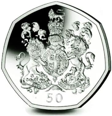 Gibraltar 2019 UNC **COAT OF ARMS** Diamond Finish 50p Coin **ONLY 2,750**