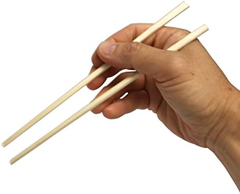 Miniatura 3 de KingSeal Palillos de madera de álamo natural de 8 pulgadas, Indiv. envueltos en funda de papel, paquete a granel, 160 pares (4 paquetes de 40 pares)