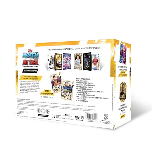 Image of Topps UEFA Champions League Match Attax 2025-26 Trading and Collectible Card Game (The Graduates LE Pack)