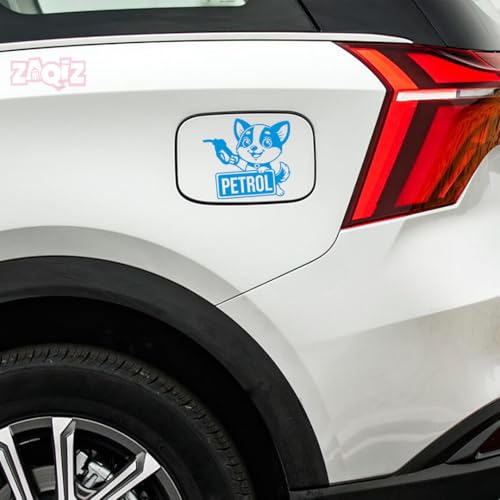 Image of Bright Petrol Sticker for Car Fuel Cap (Light Blue)