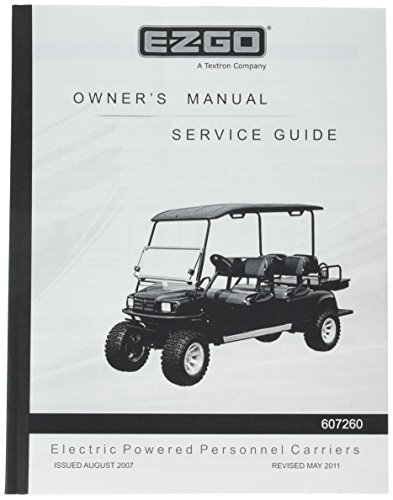 Preisvergleich Produktbild EZGO 607260 2007 Benutzerhandbuch und Servicehandbuch für Elektropersonal, Turf